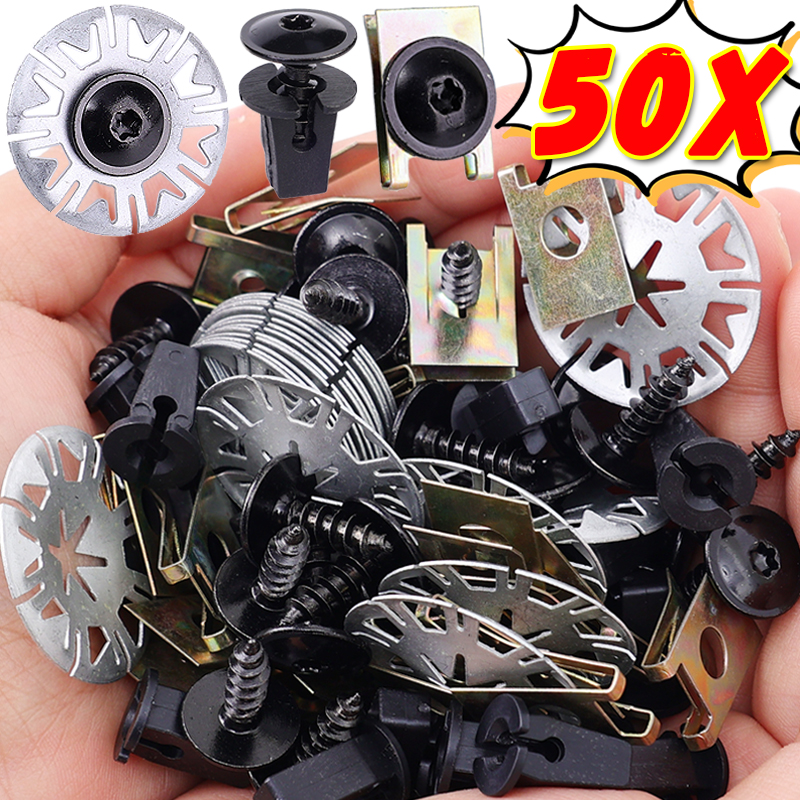 50pcs Car Engine Guard Panel M - Snap Fastener Set reseña y precio