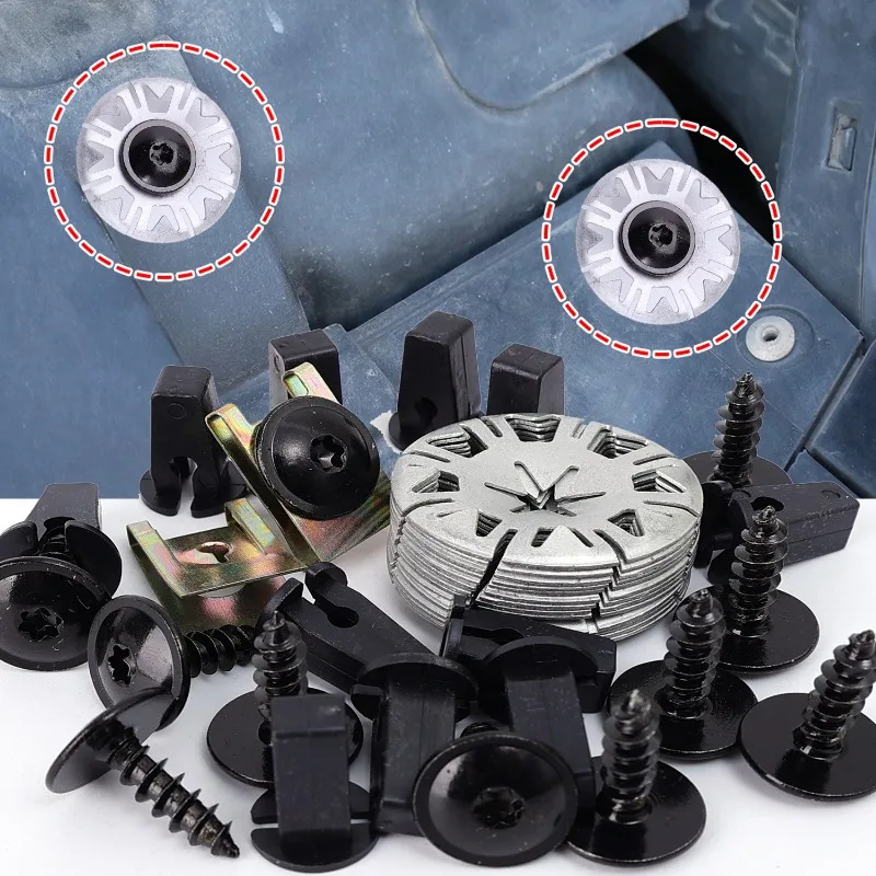 50pcs Car Engine Guard Panel M - Snap Fastener Set reseña y precio