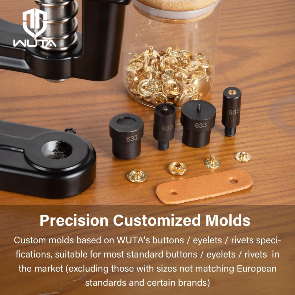 WUTA Hand Press Machine for Bu - Snap Fastener Set reseña y precio