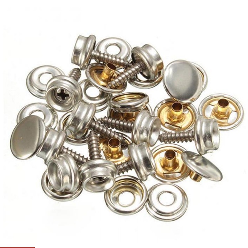 10 Sets Stainless Steel Tappin - Snap Fastener Set reseña y precio