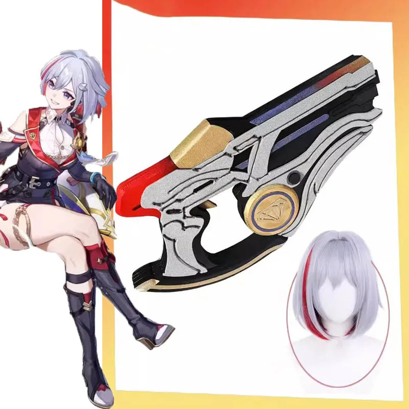 DY20Anime Game Honkai Star Rai - Heat Gun Cosplay reseña y precio
