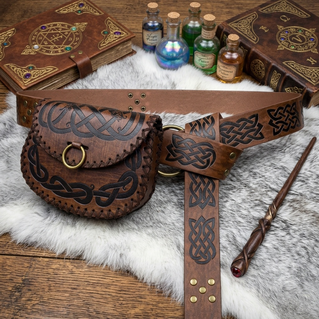 Medieval Viking Embossed Leath - Cosplay Prop Pattern reseña y precio