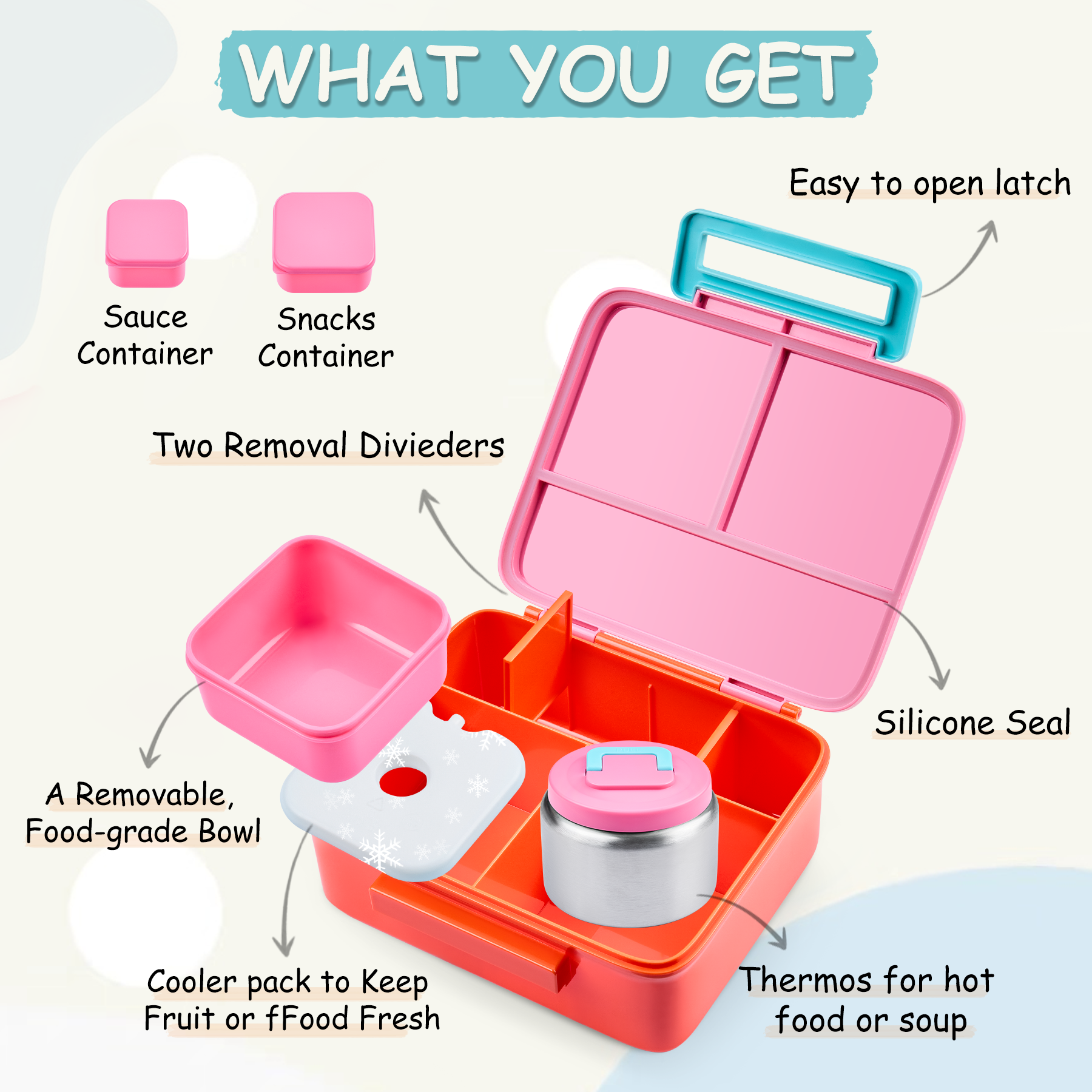 Bento Lunch Box for Kids with  - Worbla Thermoplastic reseña y precio