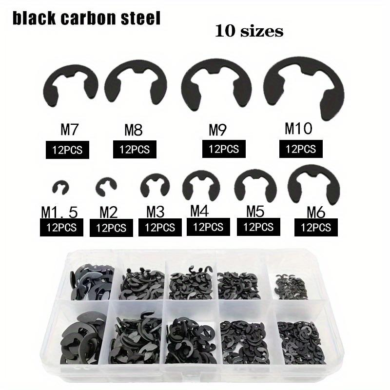 120PCS Black Stainless Steel R - Snap Fastener Set reseña y precio
