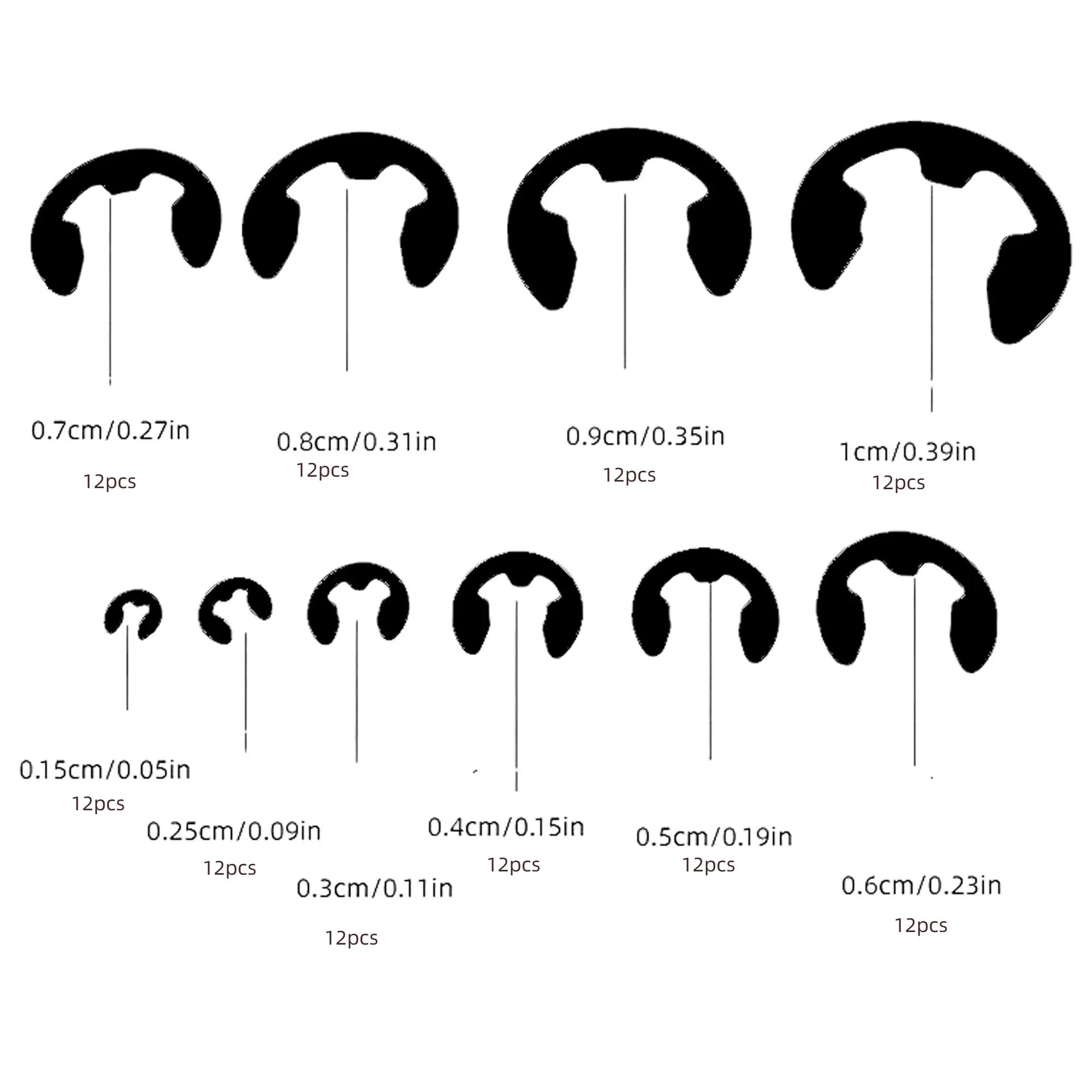 120PCS Black Stainless Steel R - Snap Fastener Set reseña y precio