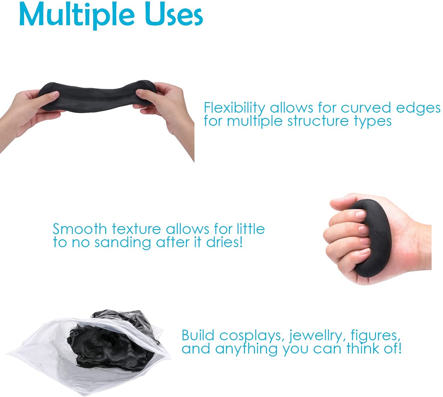 Cosplay Foam Sculpting Clay 2  - Foam Clay Sculpt reseña y precio